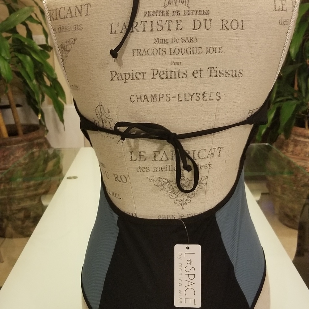 NWT L*Space Ribbed Fireside One-Piece Swimsuit - Picture 6 of 7